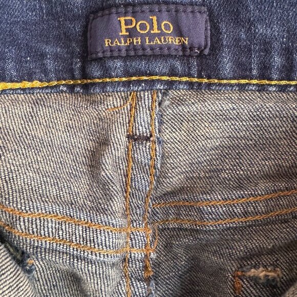 Polo Ralph Lauren Boys The Sullivan Slim Dark Wash Denim Jeans Size 18 - Picture 7 of 10